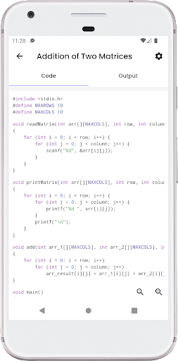 C Programs Screen 2