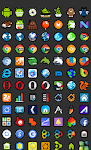 screenshot of 8-BIT OUTLINED Icon Theme