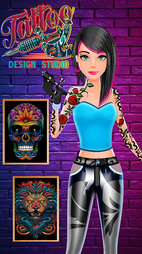 Draw Ink Tattoo Shop Games Screen 3