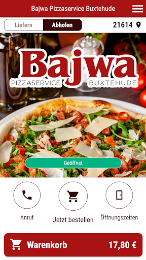 Android application Bajwa Pizzaservice Buxtehude screenshort