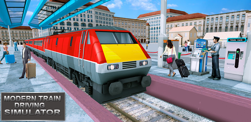 Train Games 3D-City Train Game