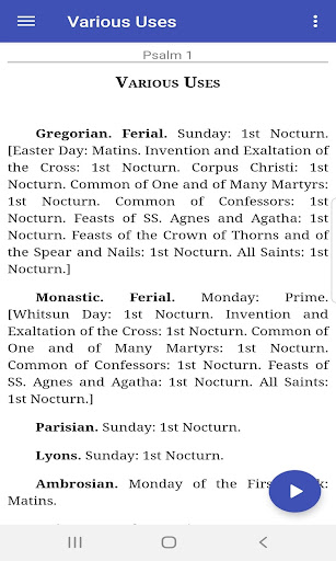 Commentary on the Psalms Trial Screen 2