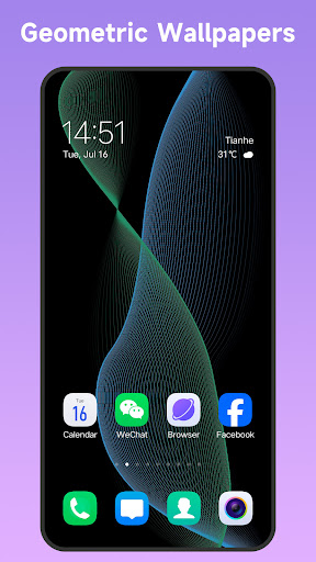 Screenshot of Geometric Wallpapers