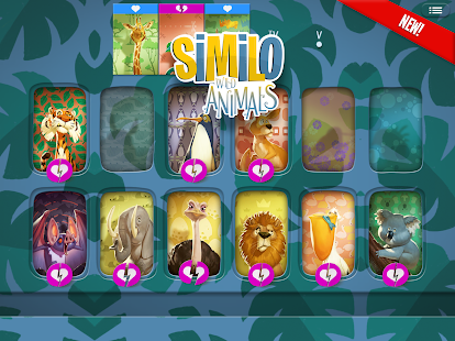 Similo: Екранна снимка на играта с карти