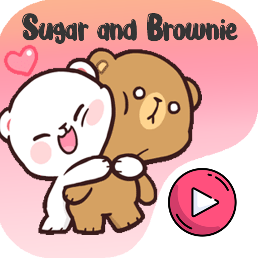 Sugar and Brownie Animated Stickers For WhatsApp