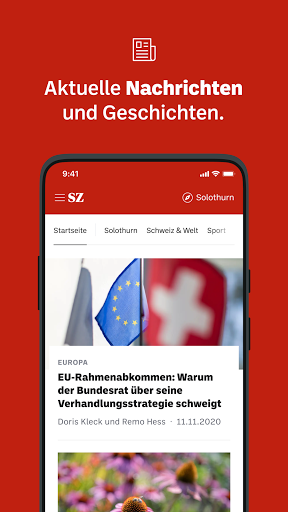 Android application Solothurner Zeitung News screenshort