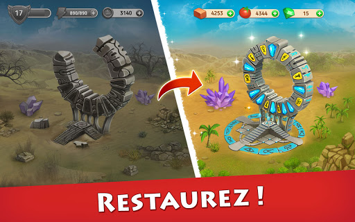 Télécharger Cradle of Empires Match-3 Game APK MOD (Astuce) screenshots 2