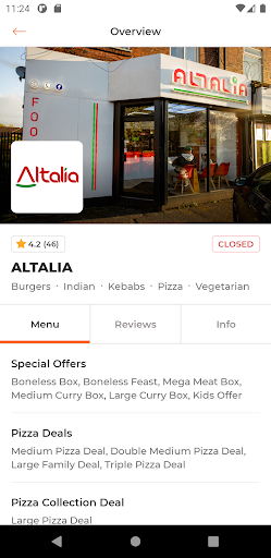 Android application Altalia LS15 screenshort