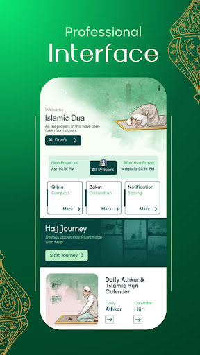 Android application Islamic Dua: Quran, Zakat screenshort