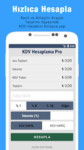 KDV Hesaplama Pro 2.0 APK screenshots 1