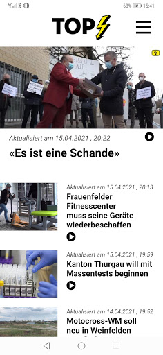 Android application TOP ONLINE screenshort