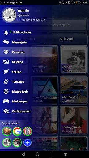Android application Thunder - Salas de Chats screenshort