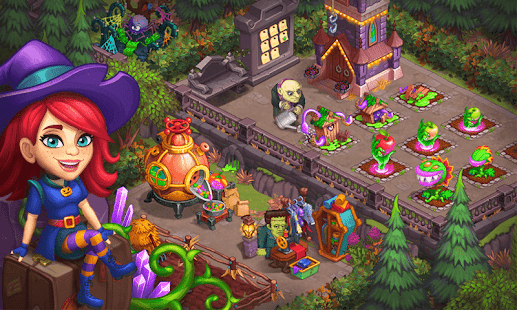 Monster Farm - Happy Ghost Village - Mansión de Brujas