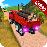 Cargo truck drive sim icon