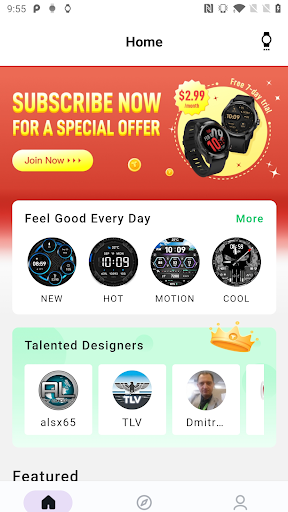 Android application TimeShow Watch Faces screenshort