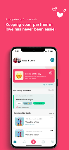 Android application Coumo: Couples & Relationships screenshort