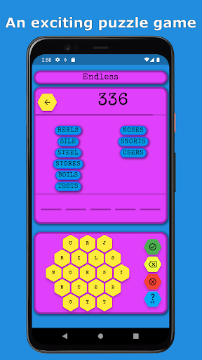 Android application Found Words screenshort