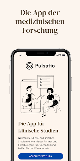 Android application Pulsatio screenshort