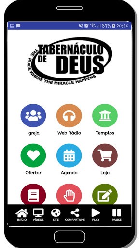 Android application Tabernaculo de Deus Oficial screenshort