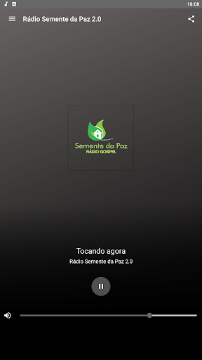 Android application Rádio Semente da Paz 2.0 screenshort