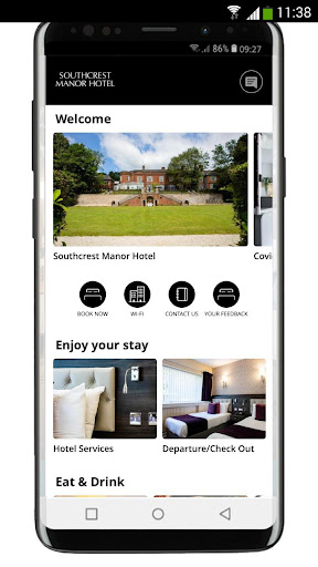 Android application The Southcrest Manor Hotel screenshort