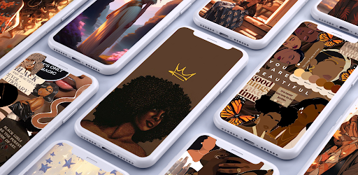 Android application Melanin Wallpapers screenshort