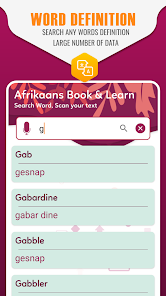 English to Afrikaan Dictionary - Apps on Google Play