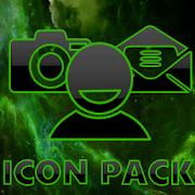 ICON PACK DARK SPACE GREEN Download gratis mod apk versi terbaru