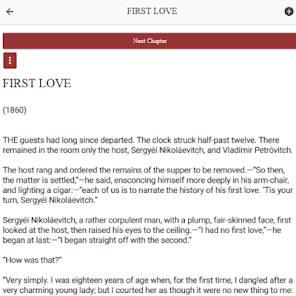 Captura de Pantalla 6 First Love is a novella by Iva android