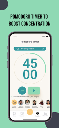 Screenshot of YourStep: Focus Study Calendar