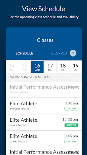 Android application Gary Roberts Performance screenshort