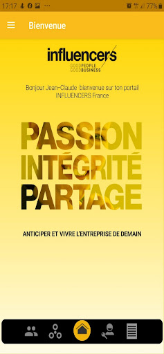 Android application Influencers-France screenshort