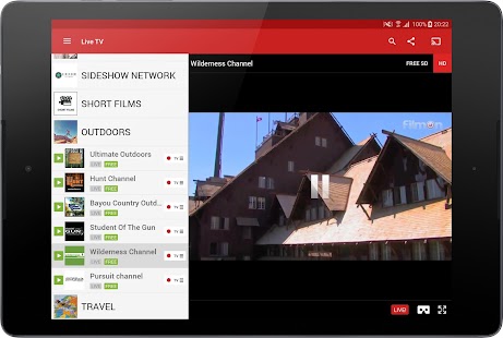 FilmOn EU Live TV Chromecast Screenshot
