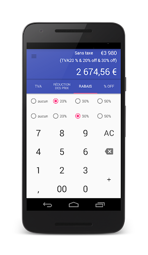 Aperçu de l'application