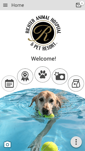 Android application Richter Animal Hospital screenshort