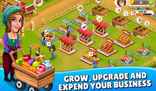 Farm Village City Market & Day Village Farm Game  screenshots 8