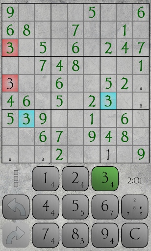 Android application Sudoku Ultimate Brain Training screenshort