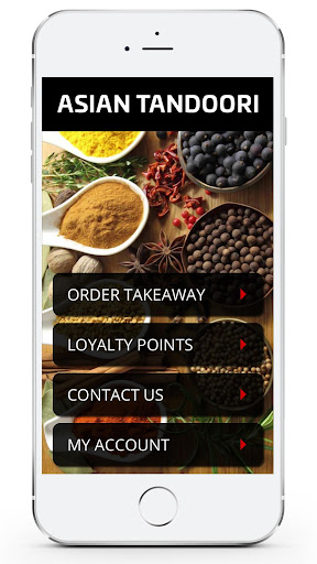 Android application Asian Tandoori screenshort