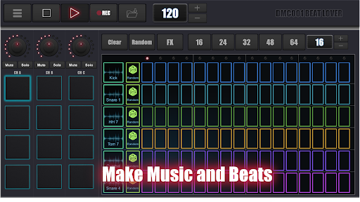 Android application Dubstep Music & Beat Creator 2 screenshort
