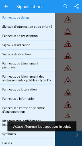 Signalisation code de la route Screenshot 1 - AppWisp.com