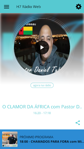 Android application H7 Rádio Web screenshort