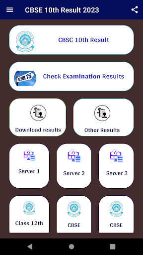 Android application Cbse 10th Result App 2024 screenshort