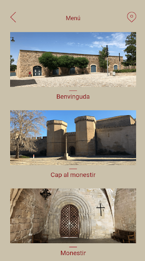 Poblet Official Guide Screen 3