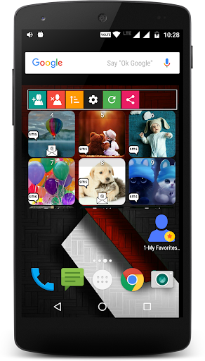 Android application My Favorite Contacts screenshort