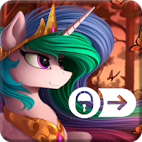 Princess Pony Unicorn Celest Cute Teen Screen Lock