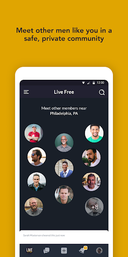 Android application Live Free screenshort