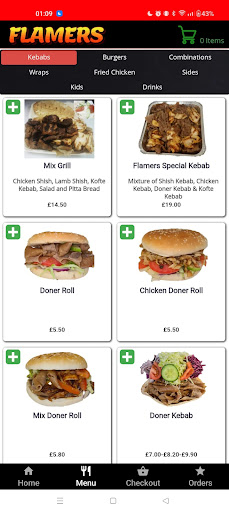 Android application Flamers Kebab Rhymney screenshort