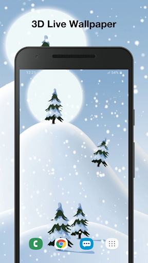 Android application Winter Holiday Wallpaper Pro screenshort