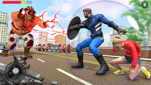 Captain Hero Fight Action Game 1.0 APK + Mod (Free purchase) for Android