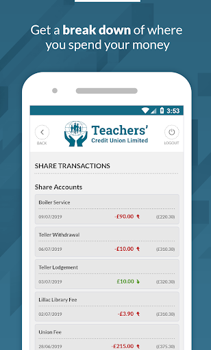 Teachers Credit Union Screen 3
